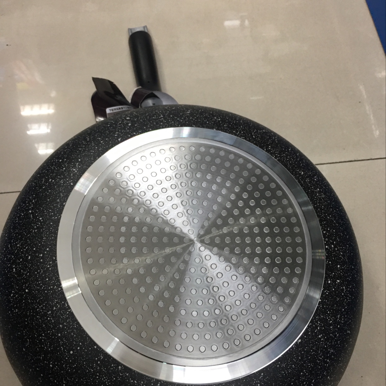 SARACOOK household 34cm non-stick pan, wok, frying pan, double-bottom, induction cooker and gas stove details Picture