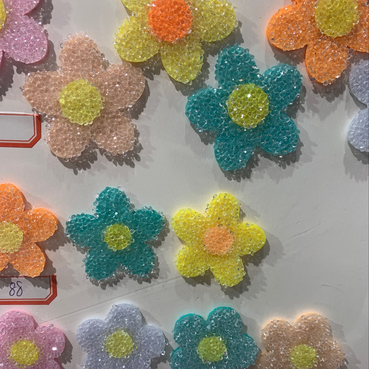Flores color caramelo