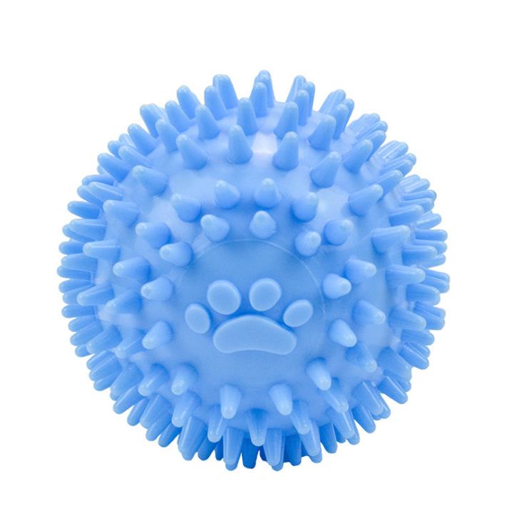 Pet toy manufacturers direct Macaron TPR chew ball dog toy thorn ball interactive teething dog toy Item Picture