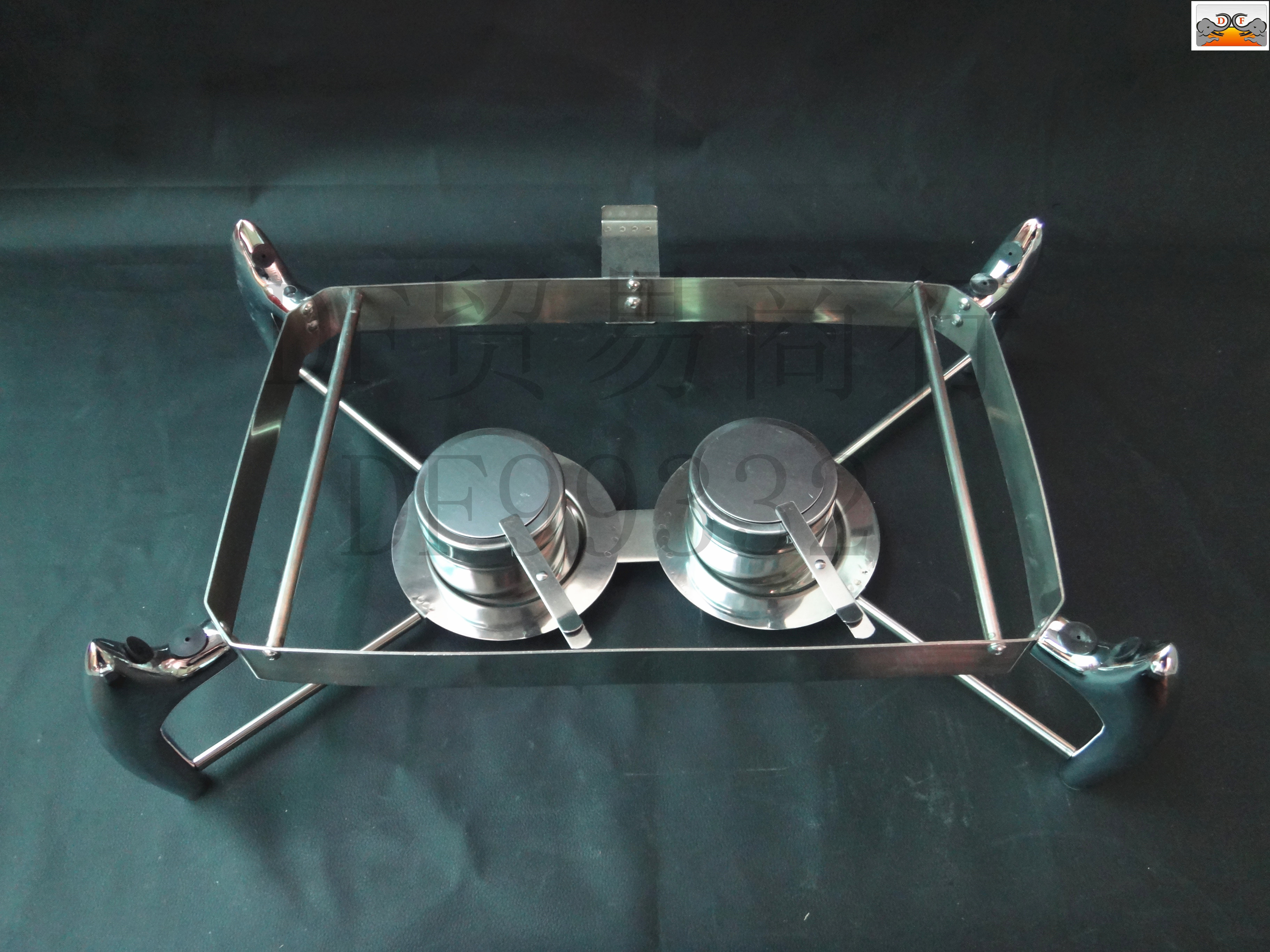 DF99730 Rectangular Visible hydraulic buffet stove Stainless steel Dining stove Alcohol stove DF TRADING HOUSE detail image 6