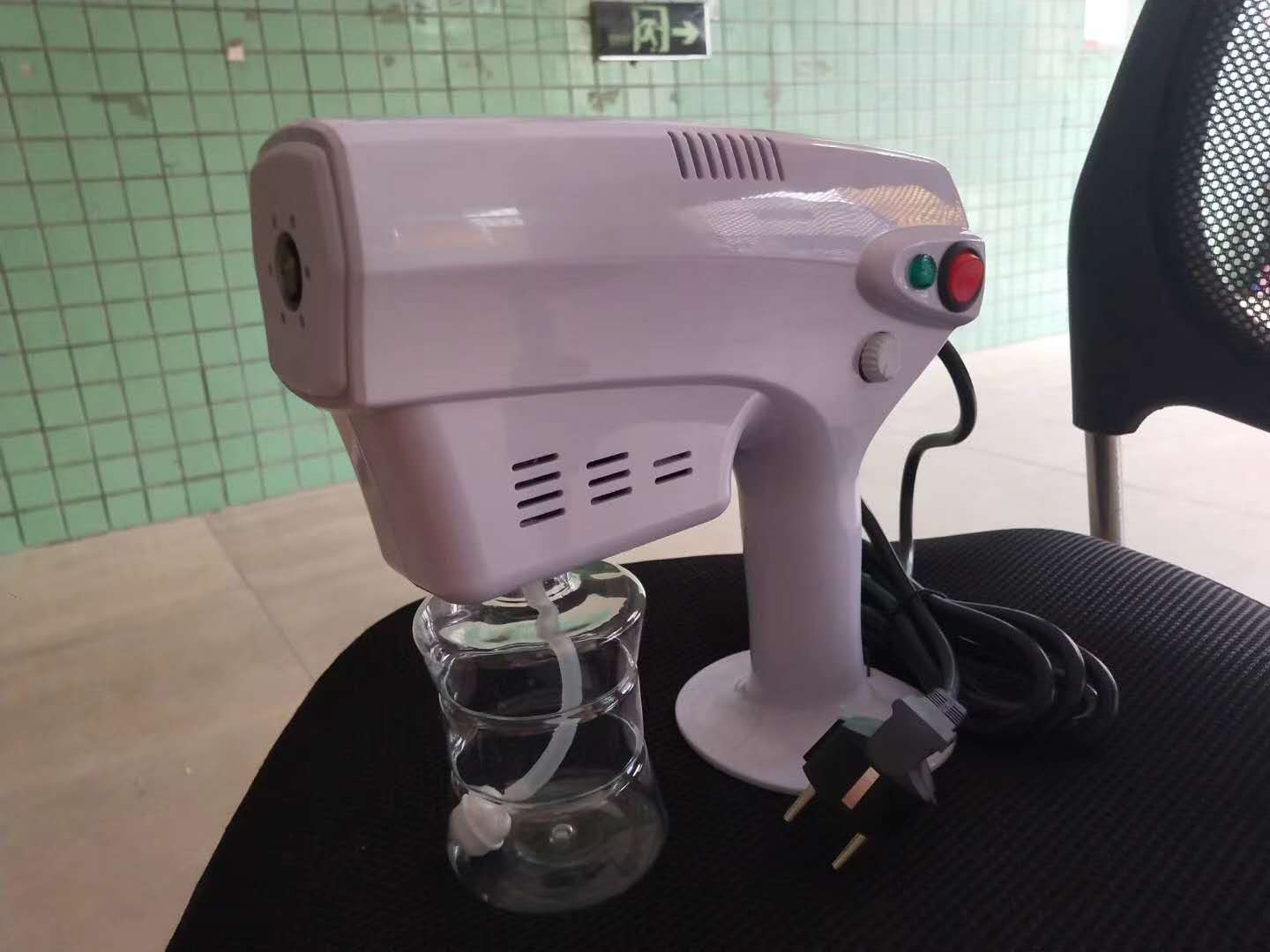 汽车空气雾化枪纳米蓝光车内室内杀菌去甲醛图