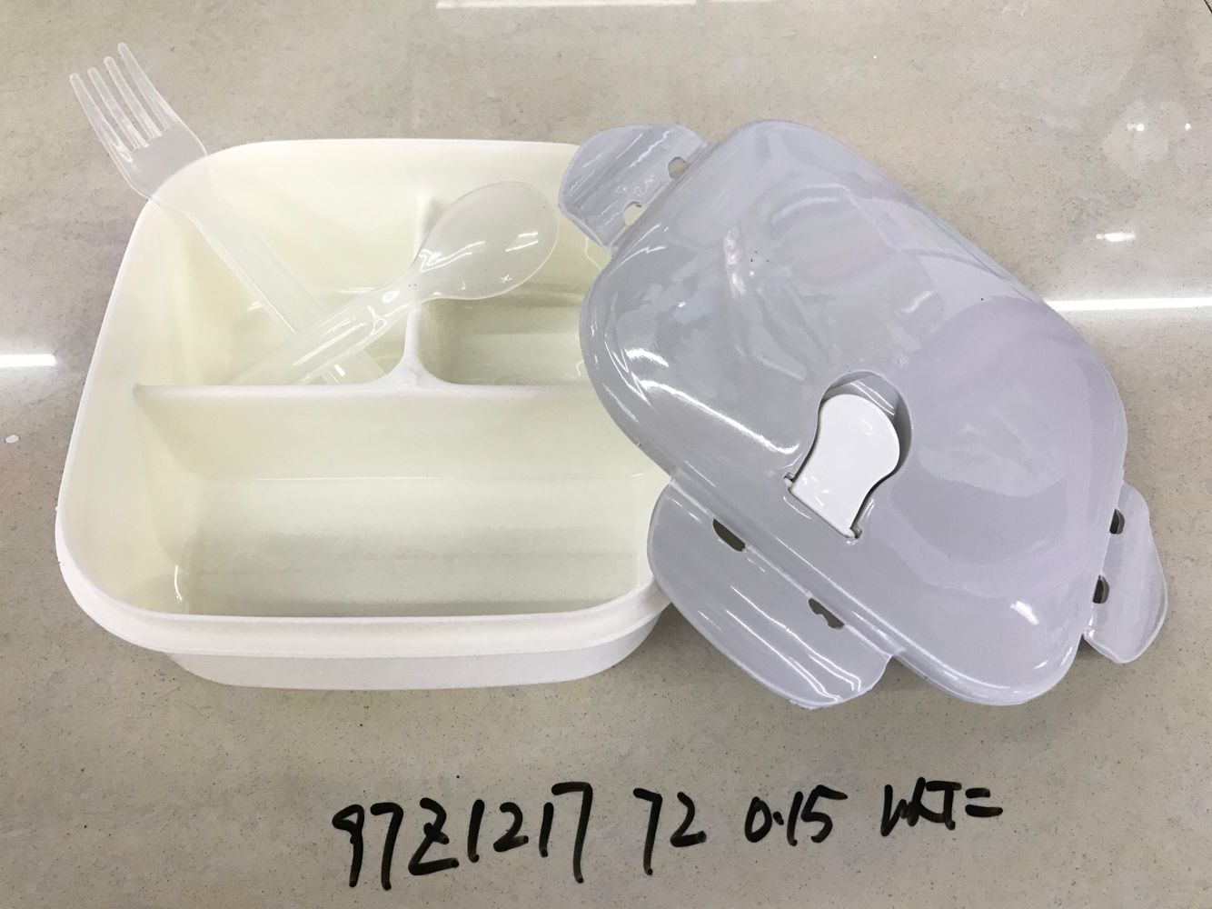 97Z1217 Plastic bento lunchboxes