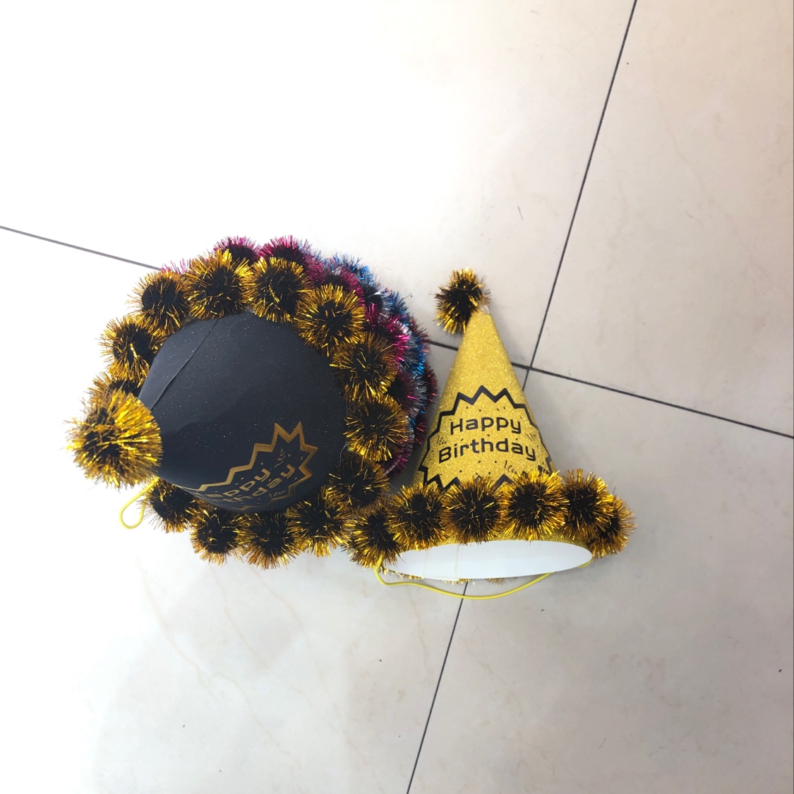 Golden onion ball cap