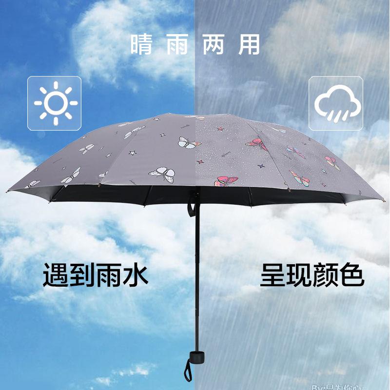 遇水变色伞细节图