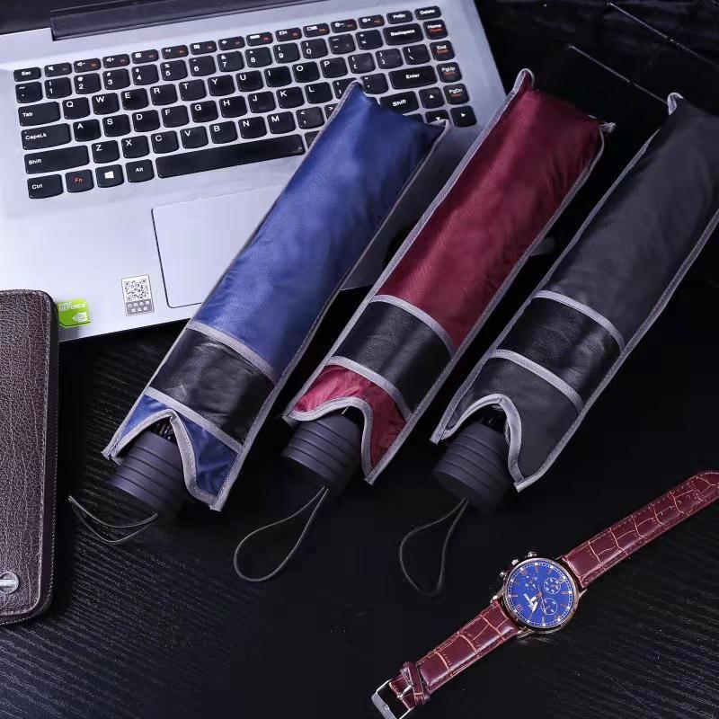 Yiwu Good goods Folding advertising umbrellas, gift customization umbrellas, black rubber business umbrellas, large umbrellas Application Scenario