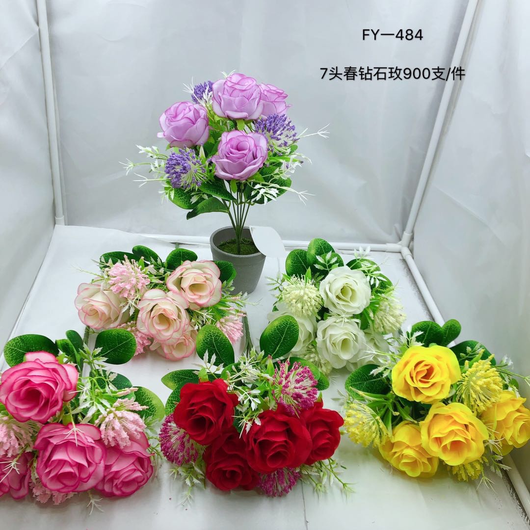 7 spring brick rose FY-484 thumbnail