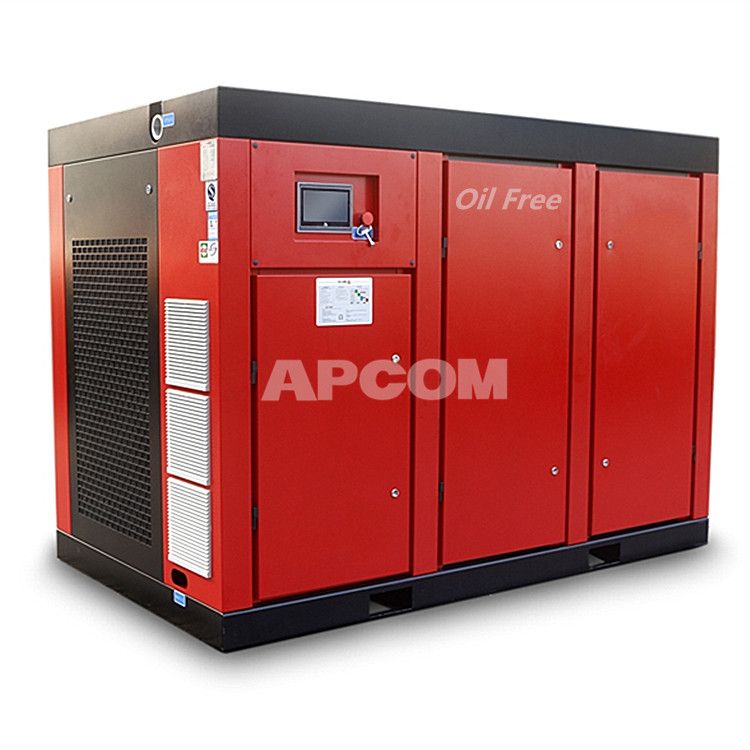 132kw oil-free screw air compressor, oil-free variable frequency screw air compressor, oil-free permanent magnet variable frequency screw air compressor Item Picture