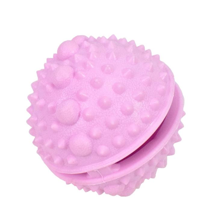 Manufacturers direct sales of pet toys Macaron TPR bite resistant spherical with thorns leakage ball dog teeth leakage ball undefined