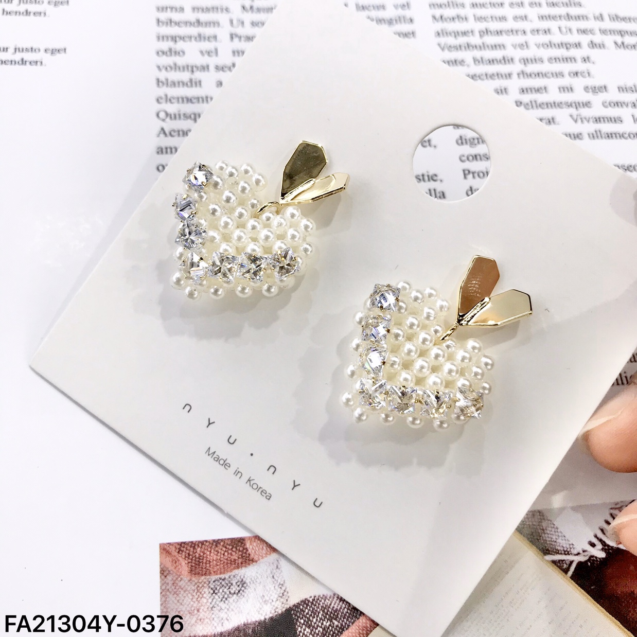 Earrings 2020 New fashion Korean peach heart earrings 925 silver needle electroplating real gold factory direct sale thumbnail