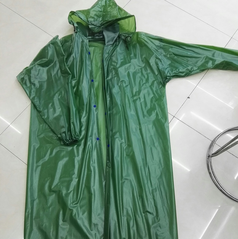 牛津高弹防水长大衣细节图