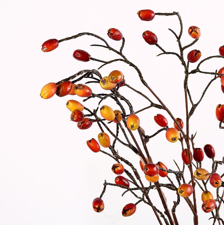 Yiwu's high-quality artificial flowers, 2-pronged pistachios, creative and fashionable new home scene decoration, garden home decoration, Chinese-style decoration, artificial fruits, artificial plants Specification image