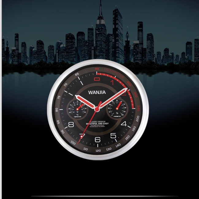 Clock, wall clock, living room, fashionable, modern, simple and elegant, creative, silent electronic watch, clock, wall clock 1604 details Picture