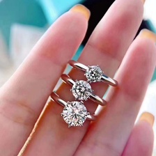 1克拉钻石戒指 结婚钻戒 婚戒 天然南非钻石
定制gia证书