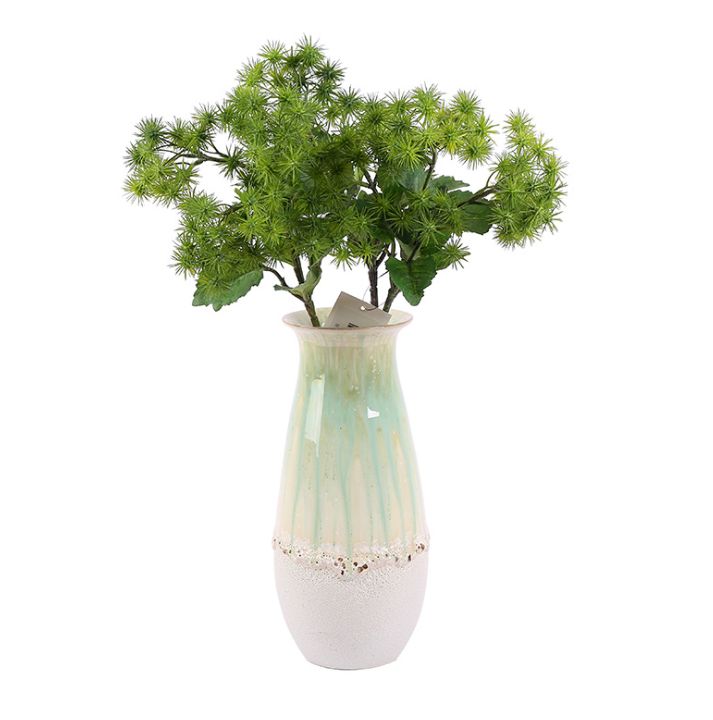 Yiwu quality products: Artificial plants, single branches of hairballs, artificial flowers, artificial flowers, home, wedding, photography, decoration, artificial plastic, green plants, artificial fruits, plant wall accessories, artificial fruits Specification image