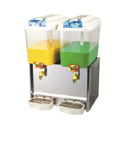 18Lx2 two-cylinder juice dispenser beverage machine Cold beverage machine Juice machine mixing and spraying milk tea machine