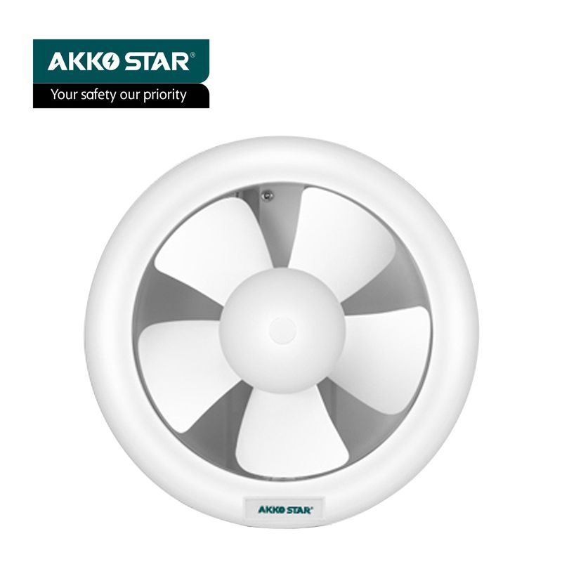 AKKOSTAR 圆形换气扇6寸8寸 ventilating fan 排风扇天花扇厨窗扇图