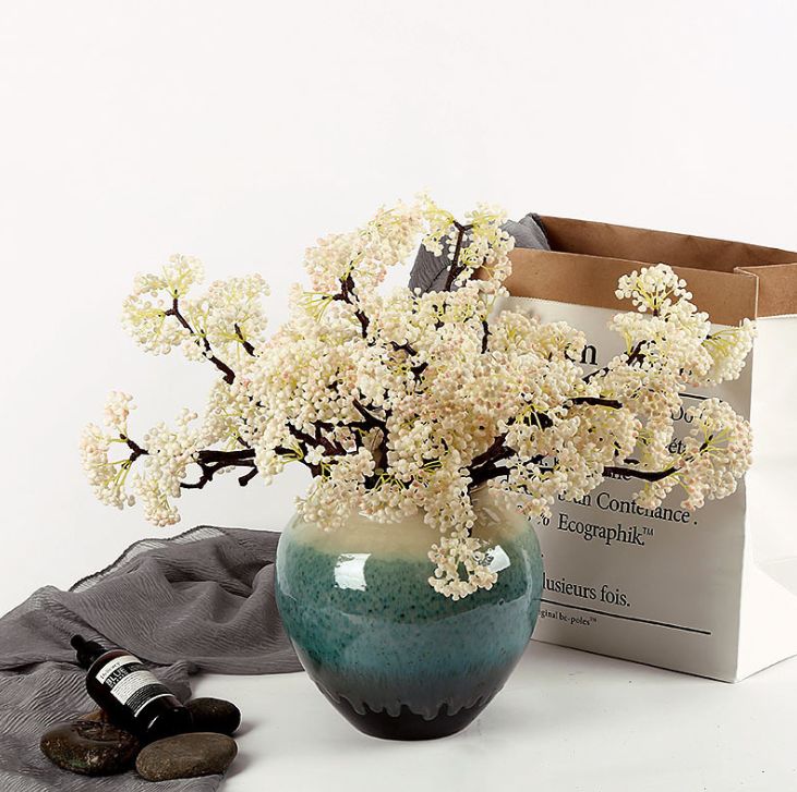 Yiwu quality home Accessories: Short branches, beans, fruits, Nordic artificial flowers, silk flowers, artificial flowers