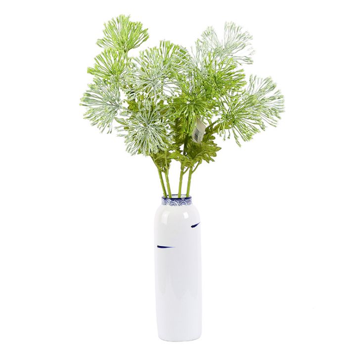 Yiwu quality single-stem 3-head large lace flowers, artificial flowers, artificial flowers, home decoration flowers, wedding photography sets, artificial plants, artificial green plants, garden landscapes, home window display projects Specification image