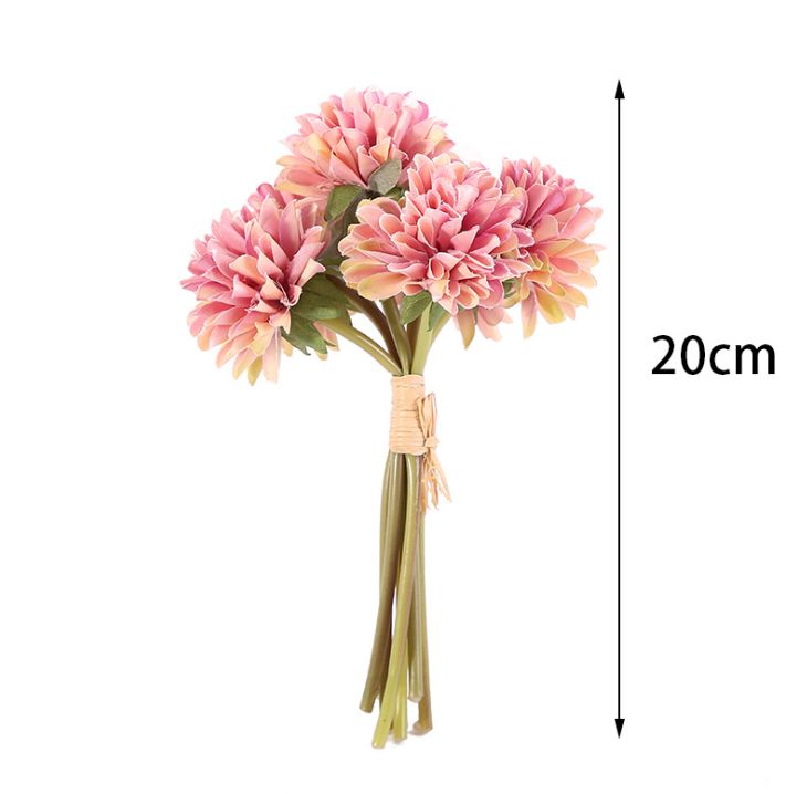 6 high-end artificial chrysanthemums, artificial chrysanthemums and golden chrysanthemum bouquets from Yiwu Specification image