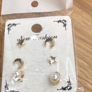 Keep the ear stick little girl simple ear stick small keep the ear hole silver needle earring earring needle earring products