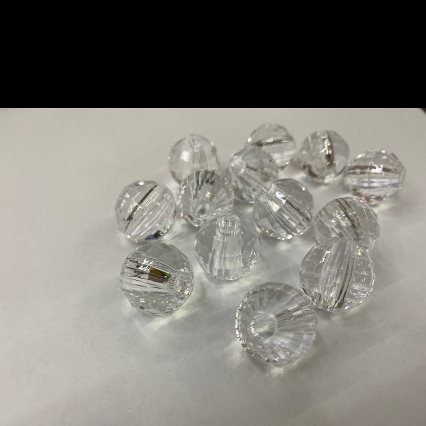 Acrylic large hole earth 18MM thumbnail