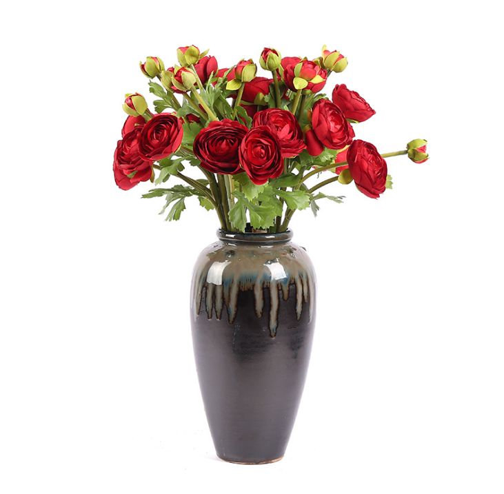 Three high-quality artificial flowers from Yiwu, including hand-held lotus, artificial roses, silk flowers, artificial flowers and artificial flowers Specification image