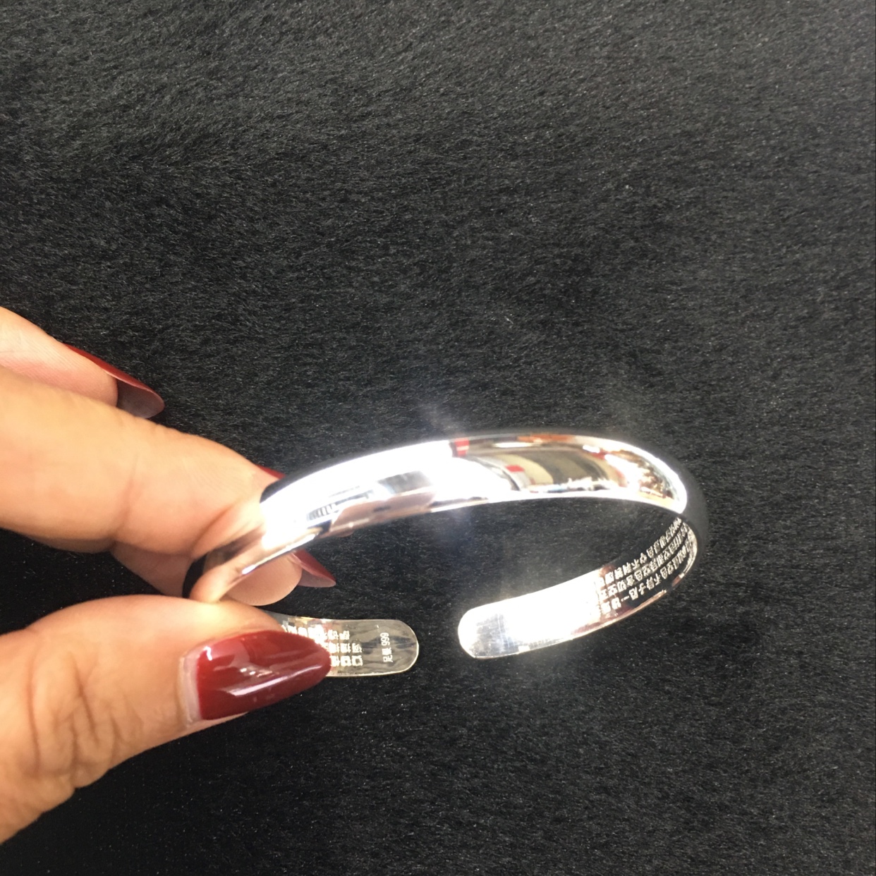 Silver bracelets for men and women, 999 sterling silver, silver gifts and silver ornaments details Picture