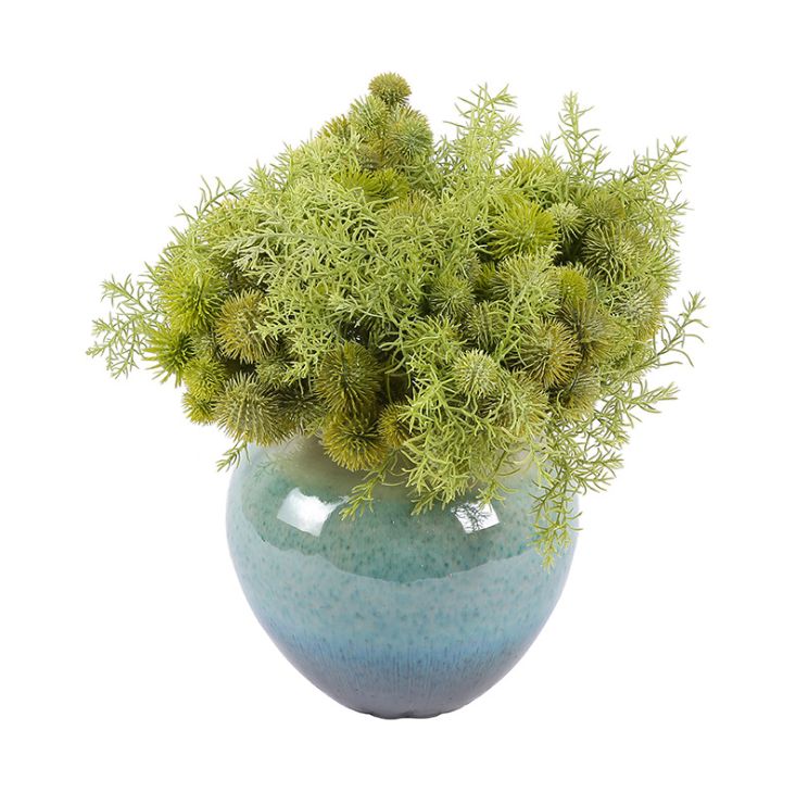 Yiwu quality artificial green plants, bunches, road through, bunches for home and wedding decoration, artificial plants, plastic artificial fruits, fruits, garden landscape display Windows, and green plant wall decoration accessories Specification image