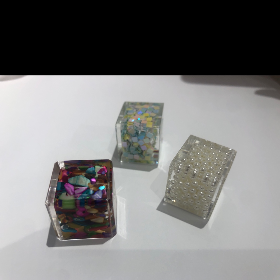 正方体网红爆款树脂配件