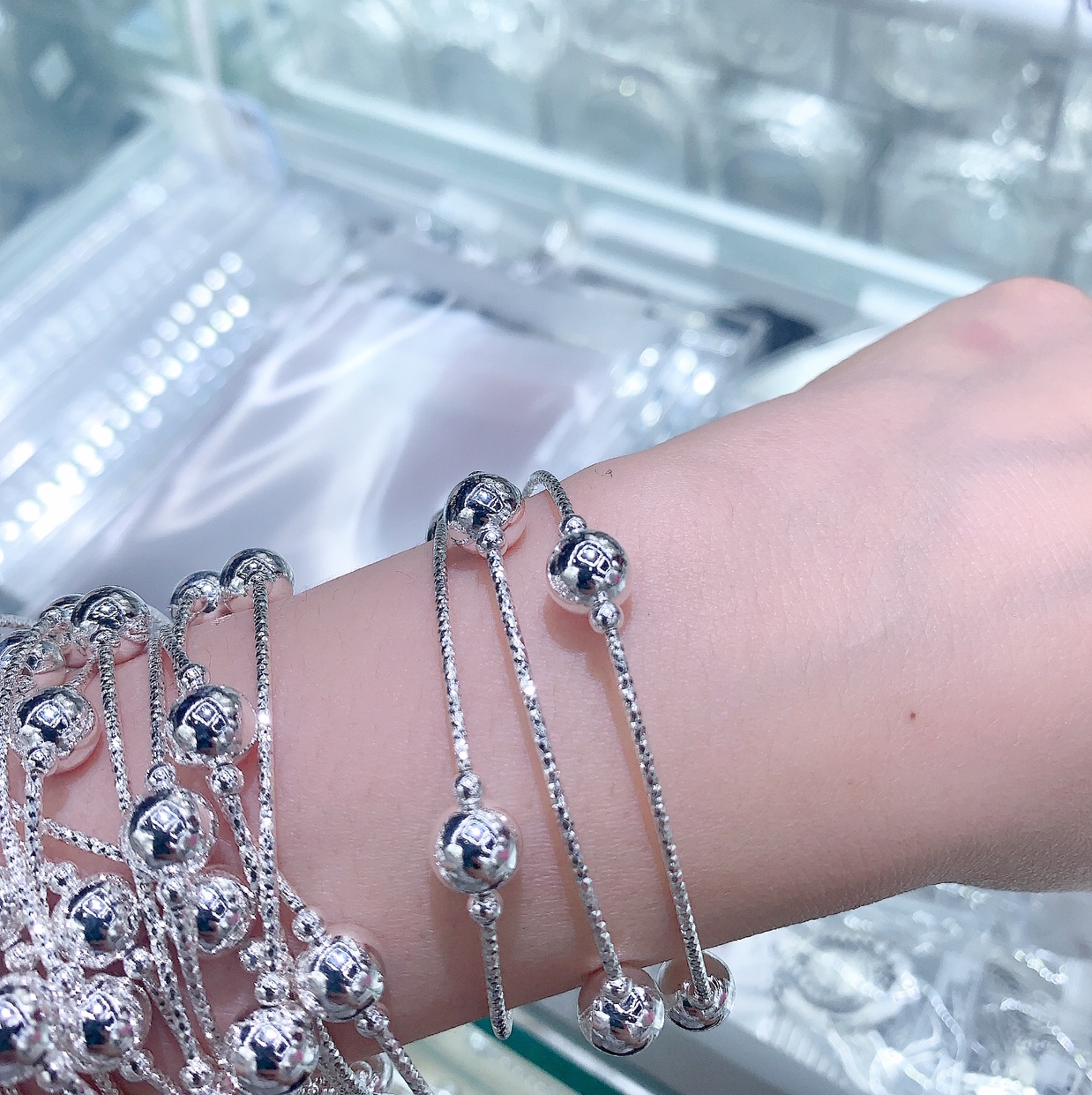 三圈满天星手链细节图