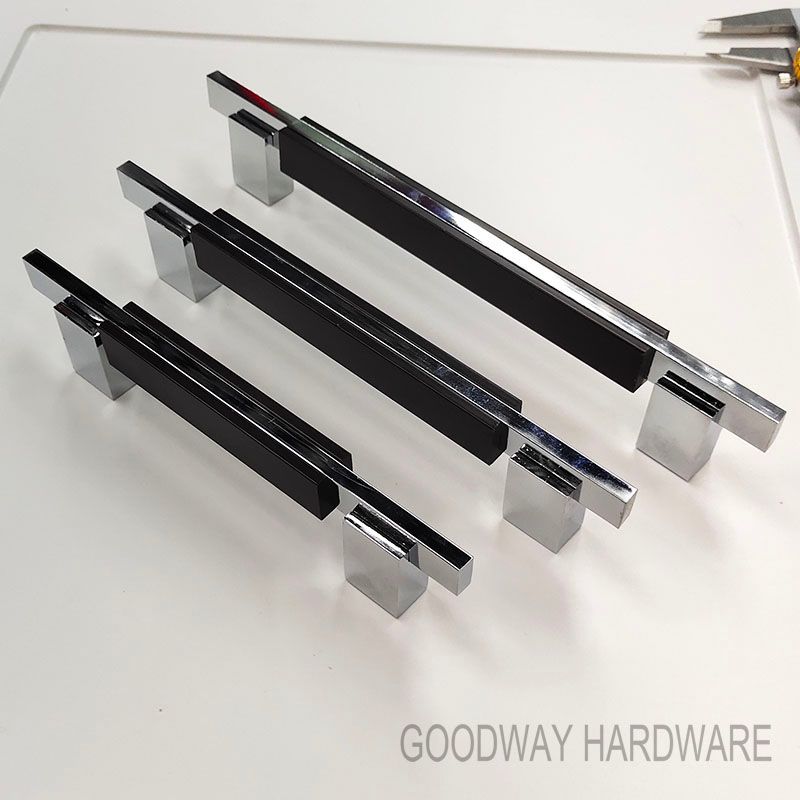 Solid handle handle modern and simple cabinet, chest, drawer, wine cabinet, shoe cabinet, furniture aluminum handle handle
