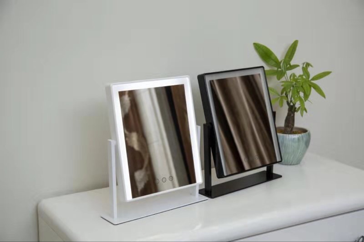 化妆镜/LED化妆镜/摆台白底实物图