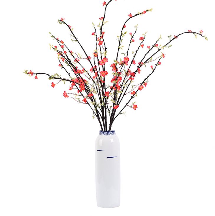 Yiwu good goods new Chinese classical simulation flower longevity plum 105cm living room decoration simulation plum Chinese simulation flower decoration simulation plum thumbnail