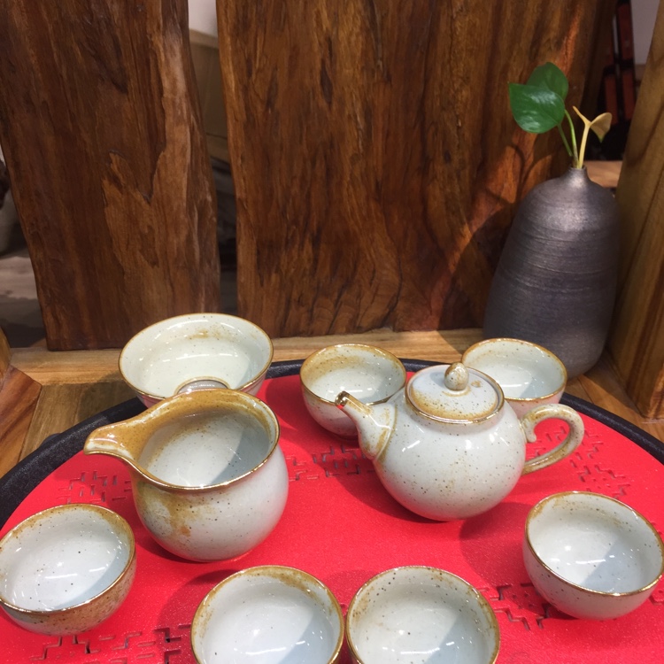 陶瓷茶具整套家居装饰工艺品摆件天然道精品