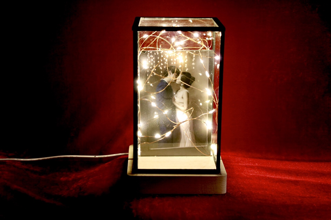 小弟相框工艺品摆件装幸福灯家居装饰摆件19