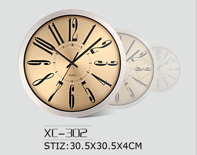 Clock, wall clock, living room, fashionable, modern, simple and elegant, creative, silent electronic watch, clock, wall clock 302 Item Picture