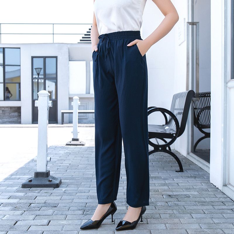 Women's High Waist Pants Casual Wide Leg with Pockets thumbnail