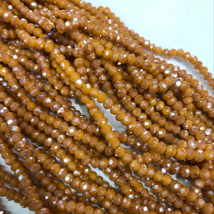 4厘电镀土兰瓷水晶细节图