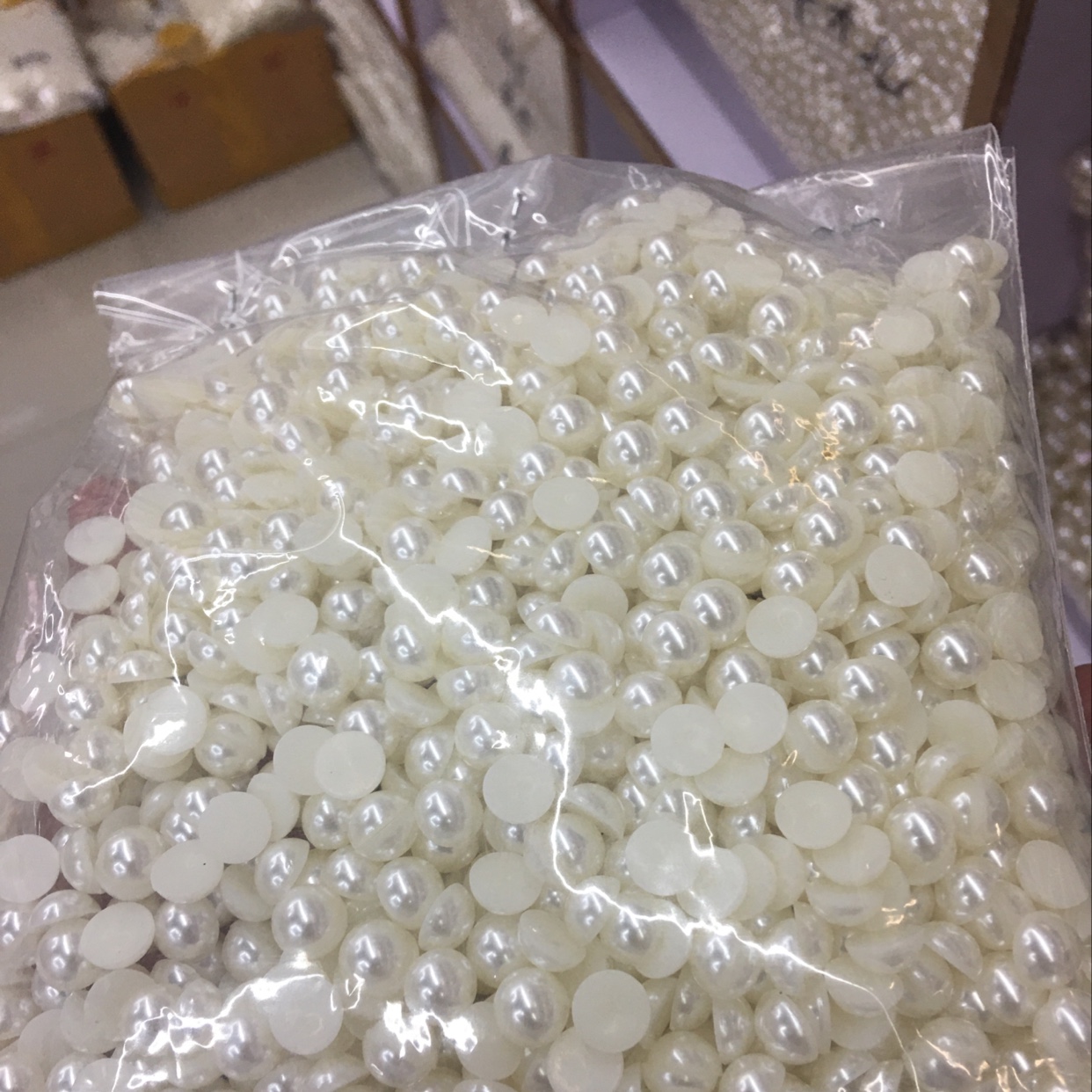 高亮珍珠/仿珍珠/diy饰品配件产品图