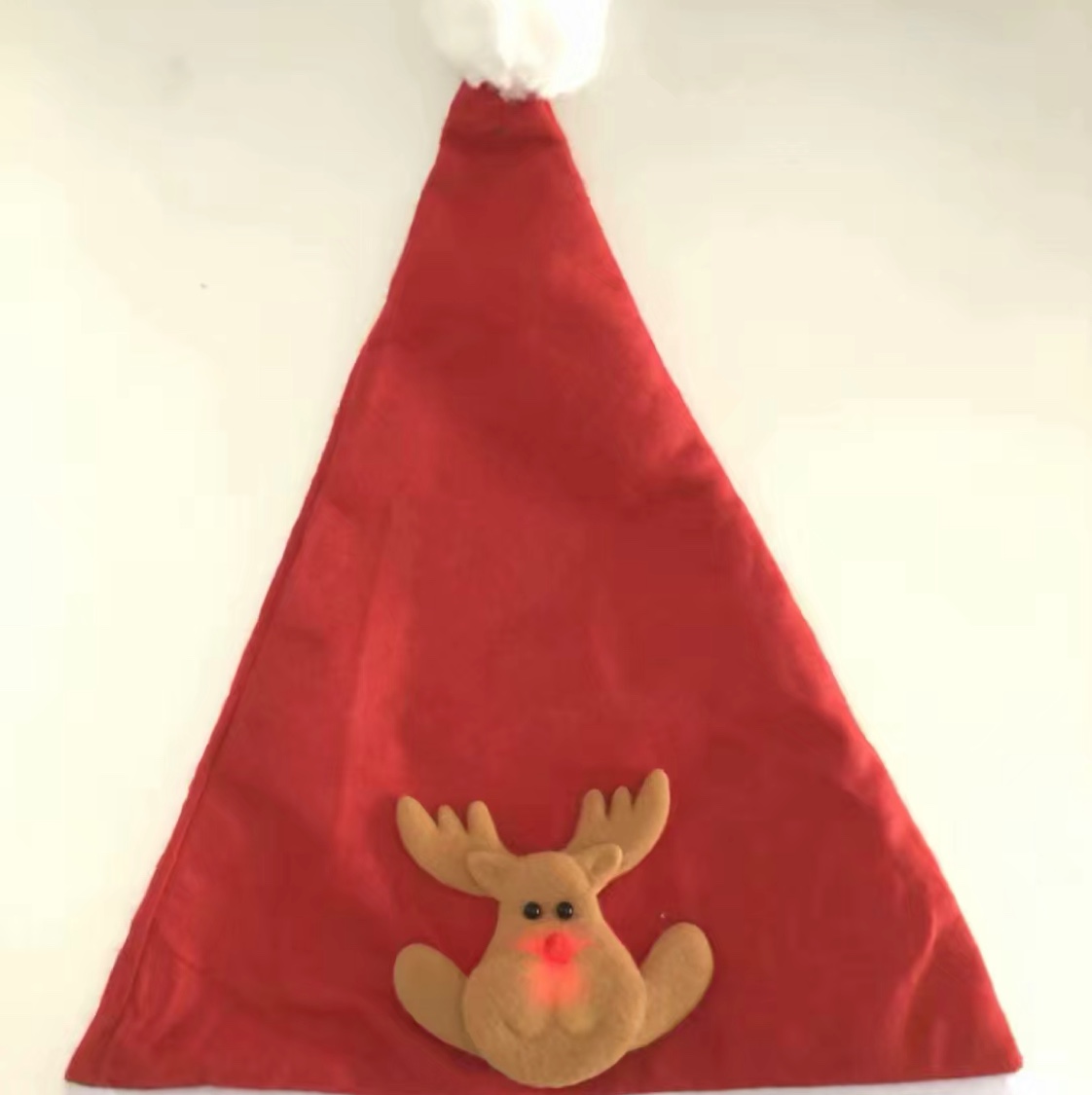 Flashing light doll Christmas hat with light cartoon Christmas hat details Picture