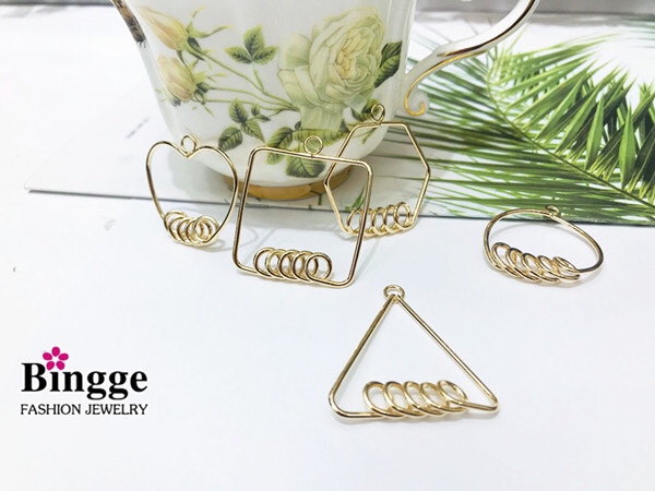 DIY jewelry accessories shaped circle geometric clothing accessories handicrafts accessories