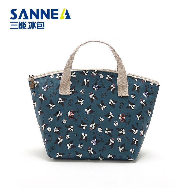 SANNE's new insulated bento bag, hand-held Oxford cloth picnic bag, waterproof lunch bag, and Amazon convenient ice pack Application Scenario