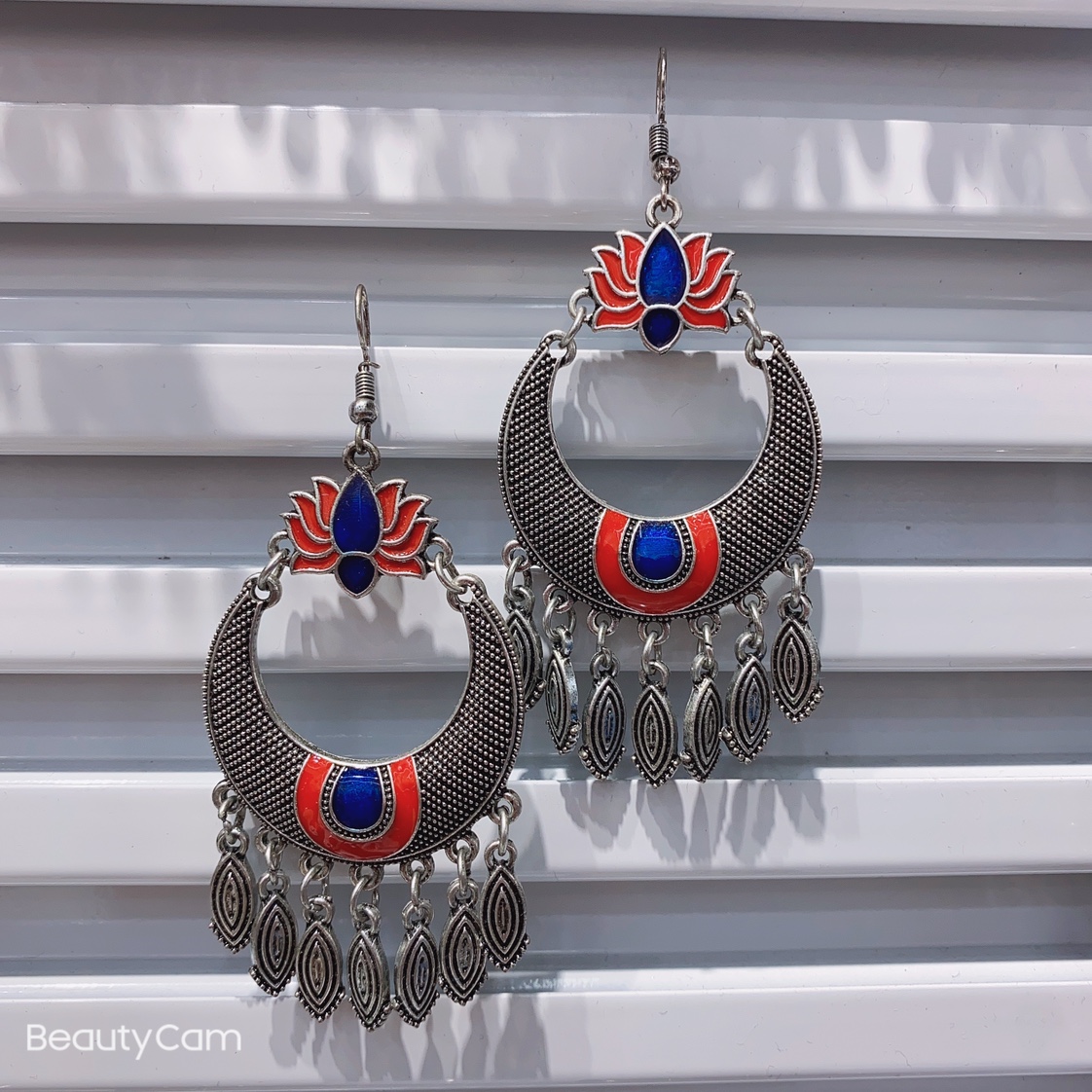 Retro ethnic style versatile earrings anti - allergy fashionable temperament earrings earrings earrings thumbnail