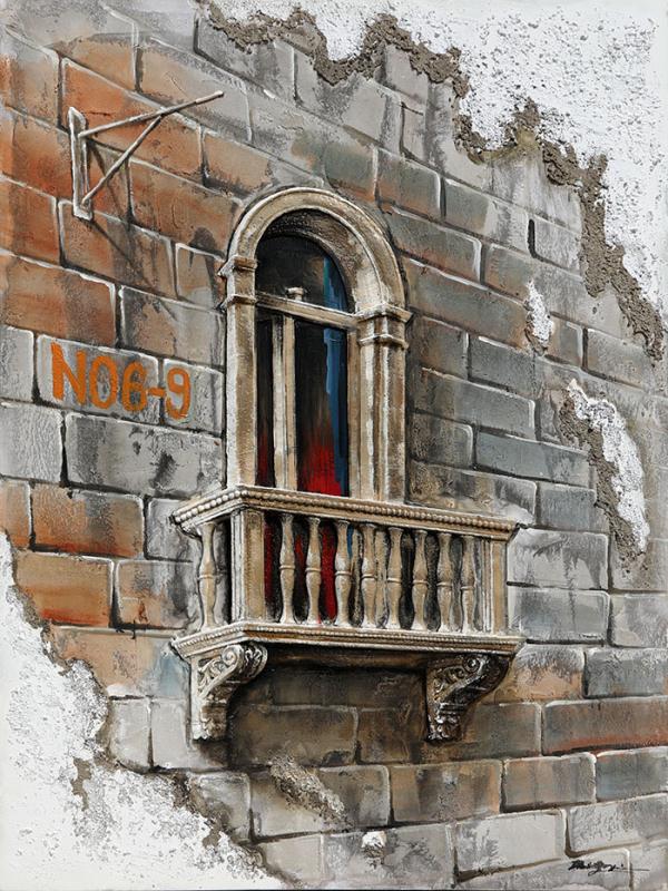 Hand-Made, Three-Dimensional Canvas Painting