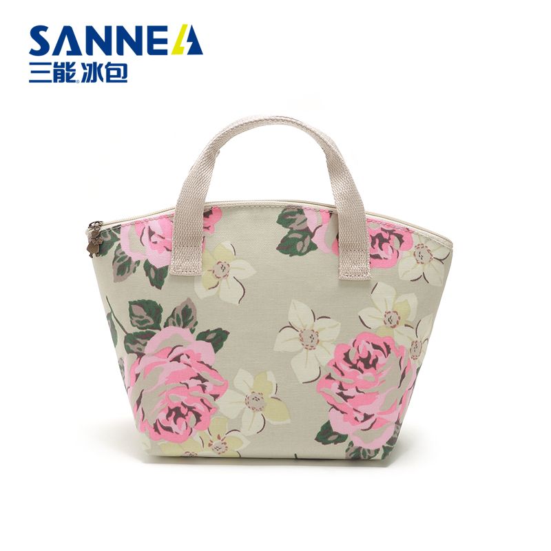 SANNE's new insulated bento bag, hand-held Oxford cloth picnic bag, waterproof lunch bag, and Amazon convenient ice pack undefined