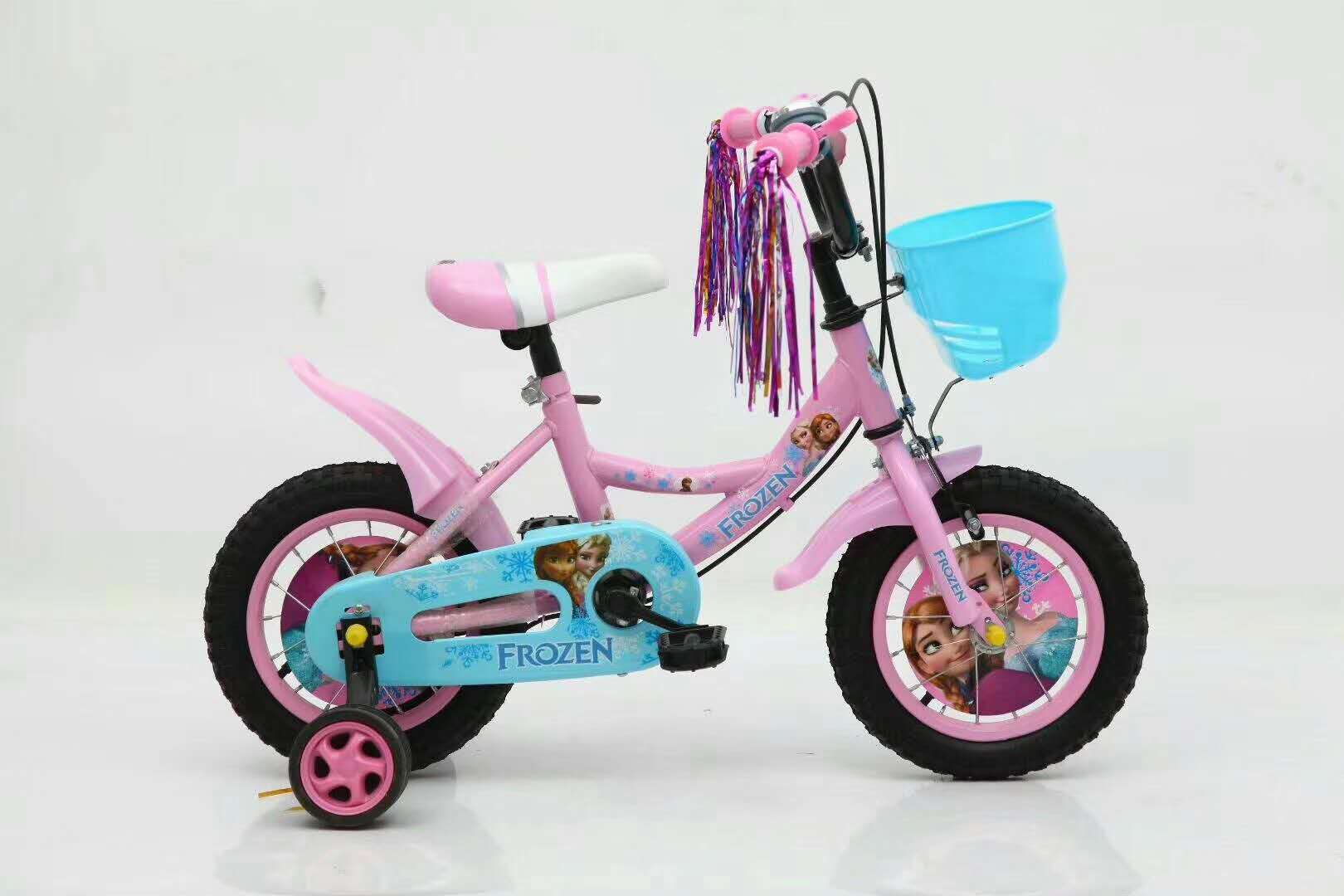 女款自行车121416寸新款冰雪儿童童车男女儿童骑行自行车细节图