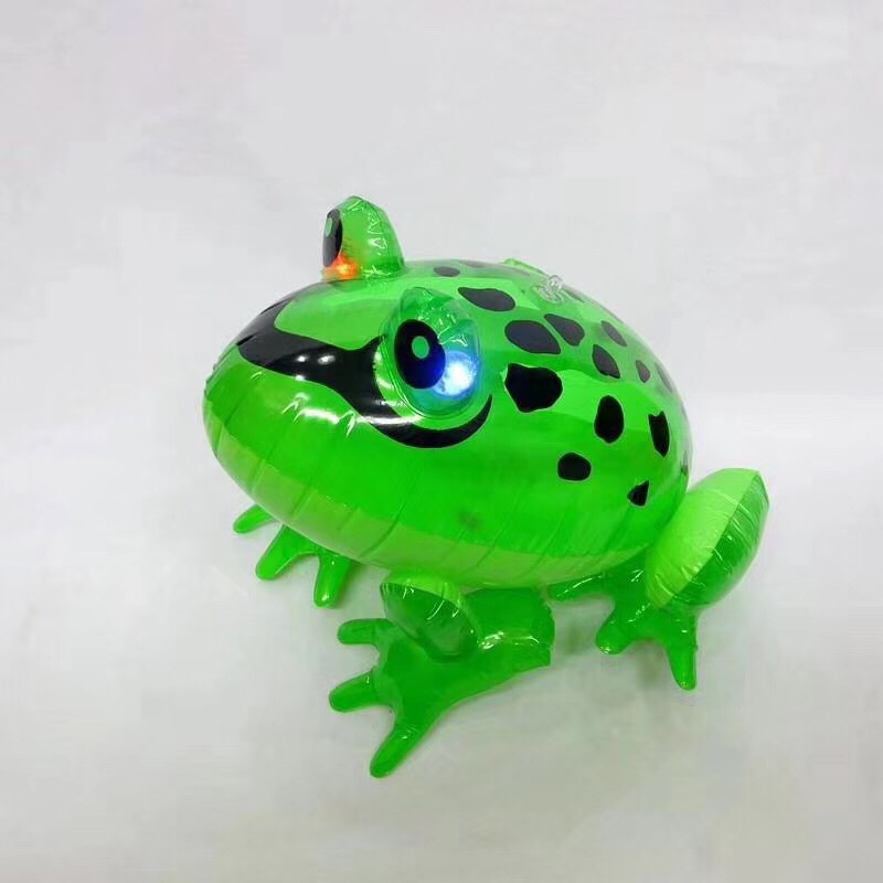 摆地摊货源热销充气PVC带灯青蛙玩具奥优充气玩具1471-24