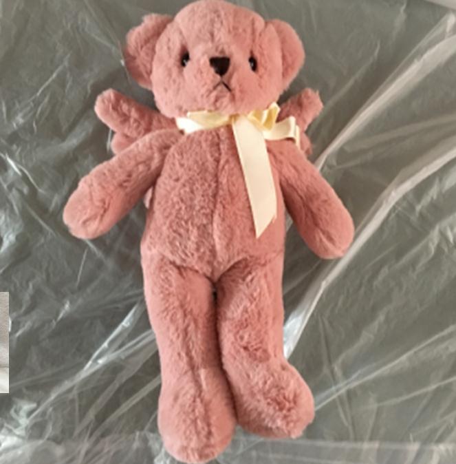 Plush toys, angel bears, wholesale and retail, in stock, street stall accessories, toys, cute and adorable, Douyin live streaming hot sales, instant release