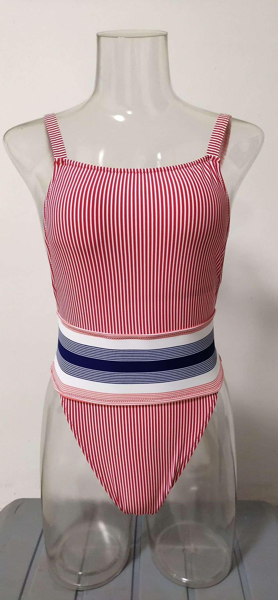 The new foreign trade Brazilian one-piece tunic bikini swimsuit