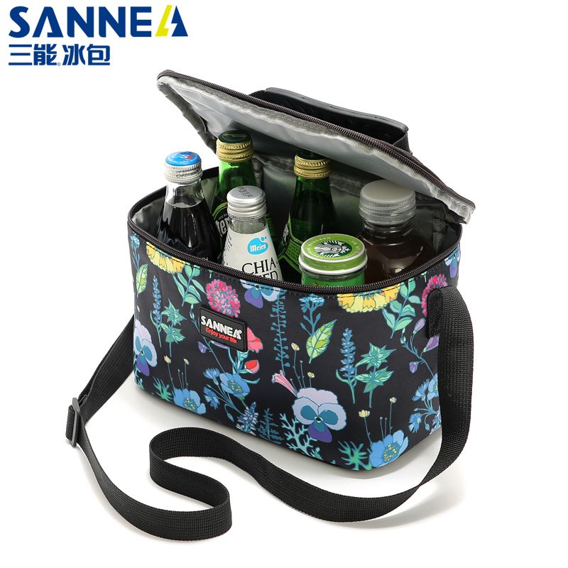 SANNE's new lunch bag, hand-held waterproof bento bag, creative insulated bag, cartoon outdoor picnic cold preservation bag undefined